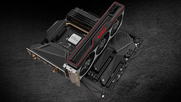 Pfeilschnell, aber kaum zu bekommen: AMDs neue Grafikkarte Radeon RX 6800 XT (Bild: AMD)