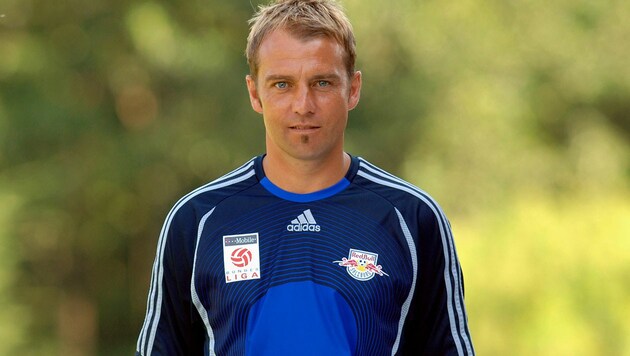 Ein Bild aus dem Jahr 2006: Hansi Flick als Co-Trainer des FC Red Bull Salzburg (Bild: GEPA pictures)