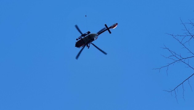 Auch mittels Hubschrauber wurde nach dem abgängigen Bergsteiger gesucht (Symbolbild) (Bild: Österr. Bergrettungsdienst - Ortsstelle Villach )