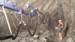 Tunnelanschlag für das Pumpspeicherkraftwerk Tauernmoos im Stubachtal (Bild: ÖBB Sailer)