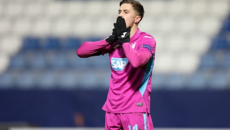 Hoffenheim-Legionär Christoph Baumgartner (Bild: APA/AFP/Radek Mica)