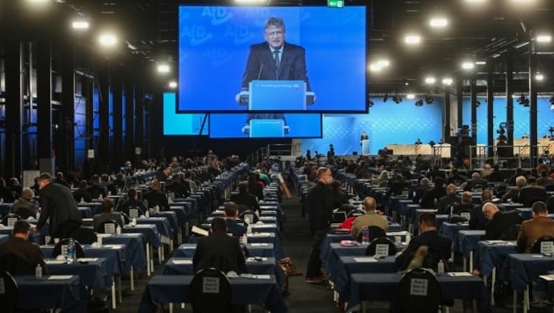 AfD-Parteitag am Samstag (Bild: AFP)