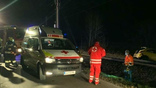 Die Feuerwehr Selzthal und das Rote Kreuz standen im Einsatz (Bild: FF Selzthal)