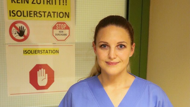 Die Schicksale Covid-19-Erkrankter und ihrer Betreuer: Heute berichtet darüber Diplom-Krankenpflegerin Tanja Zivkovic aus dem Spital Tulln. (Bild: UK Tulln)