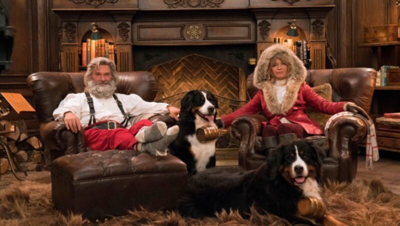 Kurt Russell und Goldie Hawn im Weihnachtsfilm „The Christmas Chronicles: Part Two“ (Bild: AP)