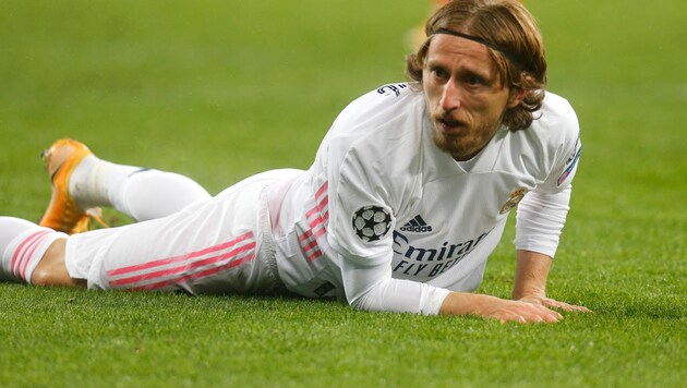 Real Madrids Luka Modric (Bild: AP)