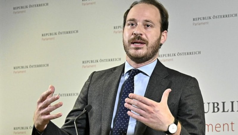 Korruption ist für NEOS-Politiker Scherak in Österreich eine „Frage des Timings“. (Bild: APA/Hans Punz)