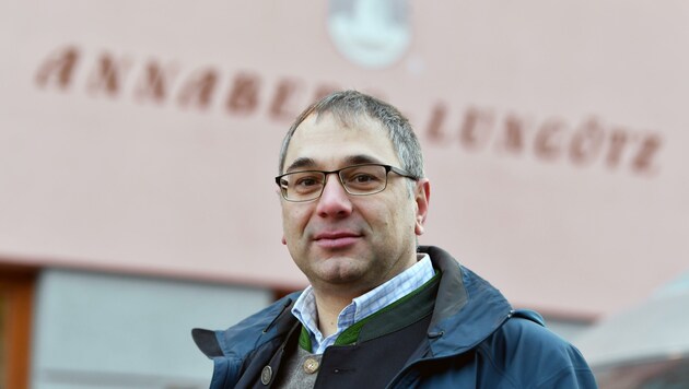 Massentest-Pionier Martin Promok (42), Bürgermeister von Annaberg-Lungötz. (Bild: BARBARA GINDL)