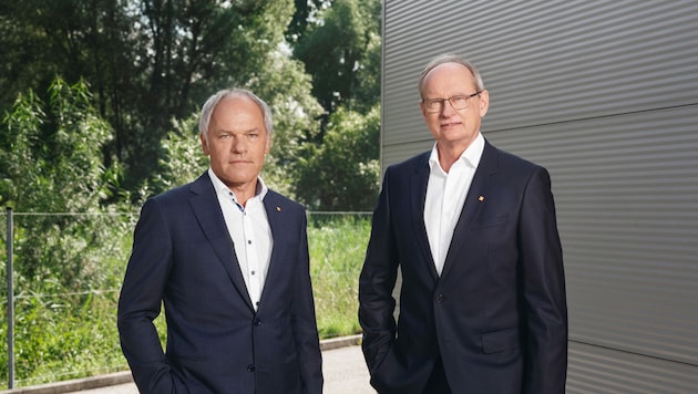 Manfred Zauner und Franz Maurer führen die Zaunergroup. (Bild: Zaunergroup/Streitfelder)