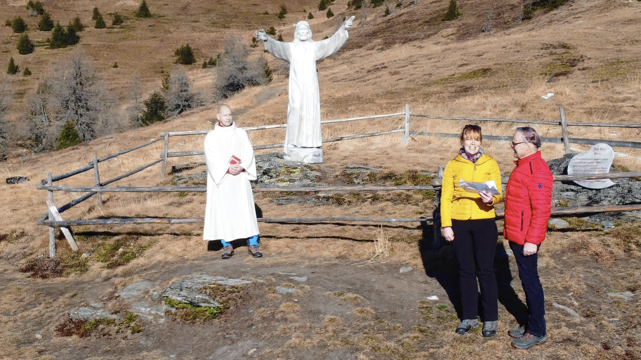 Die Online-Bergandacht der ersten Adventwanderung fand auf dem Katschberg statt. (Bild: Hannes Wallner)