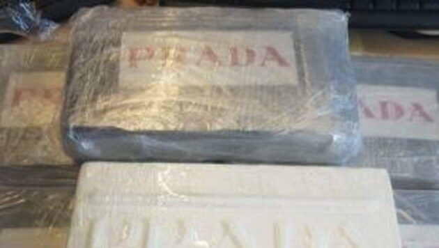 Die Drogen waren teilweise in Prada-Schachteln verpackt. (Bild: LPD NÖ)