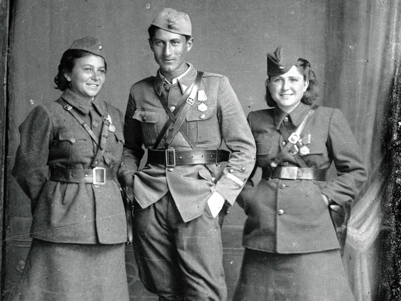 Soldaten der Roten Armee im Jahr 1945. (Bild: Franz Fauth)