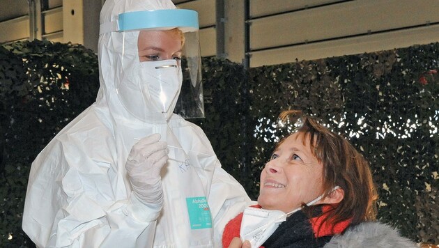 Christina Reichör-Palmetshofer, Volksschullehrerin in Loosdorf im Bezirk Melk, ließ sich auf das Coronavirus testen. (Bild: Crepaz Franz)
