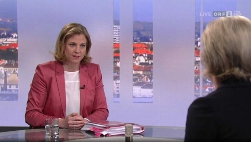 Meinl-Reisinger kritisierte im Interview die Versäumnisse der Bundesregierung. (Bild: Screenshot/tvthek.orf.at)