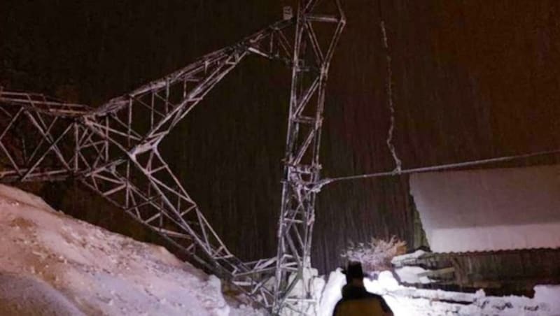 In Prägraten war eine Lawine am Stromausfall schuld. (Bild: ZOOM.TIROL)