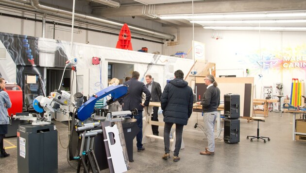 Im Makerspace Carinthia in Klagenfurt wird Innovation gelebt. (Bild: HORST Bernhard STUDIOHORST)