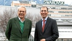 Helmut Swarovski übergibt an Christoph Swarovski. (Bild: BIRGITPICHLER.com)