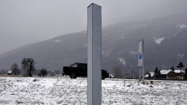 Jetzt ist auch ein Monolith im Lungau in Salzburg aufgetaucht. (Bild: ROLAND HOLITZKY)