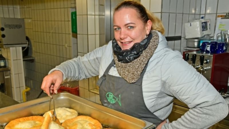 Die bekannten Kiachln von Melli gibt es süß und auch deftig. (Bild: ZOOM.TIROL)