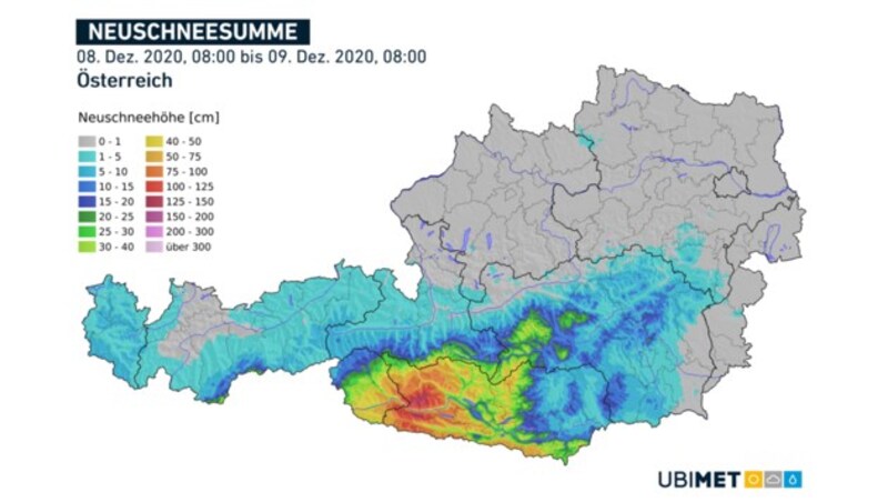 (Bild: Ubimet, krone.at)