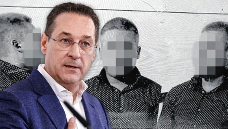 Erfreut über die Festnahme: Heinz-Christian Strache (Bild: spiegel.de, APA/Hans Punz, Krone KREATIV)