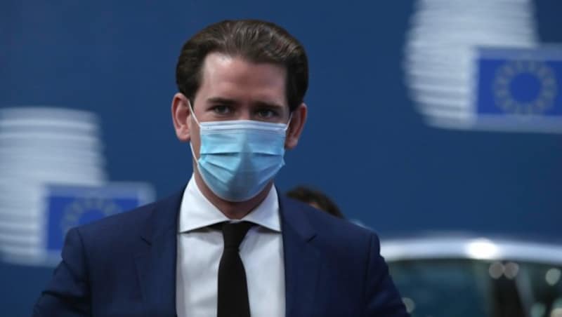 Kurz fordert Maßnahmen, um die Wettbewerbsfähigkeit in Europa zu erhalten. (Bild: AP/Yves Herman)