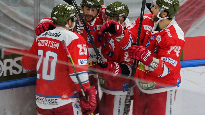 Bozen ist heuer ein Favorit auf den Titel. (Bild: Facebook.com/HC Bozen - Bolzano Foxes)