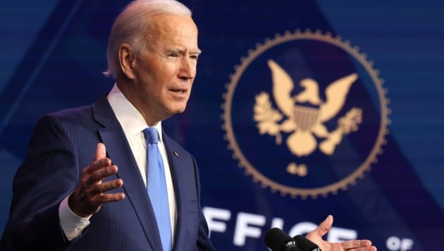 Joe Biden verglich die Corona-Pandemie mit den Anschlägen von 9/11 oder dem Angriff auf Pearl Harbor. (Bild: AFP/Getty Images/Chip Somodevilla)