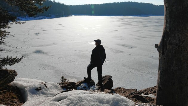 Besonders im Winter ist der Forstsee ein beliebtes Fotomotiv bei den vielen Besuchern. (Bild: zVg)