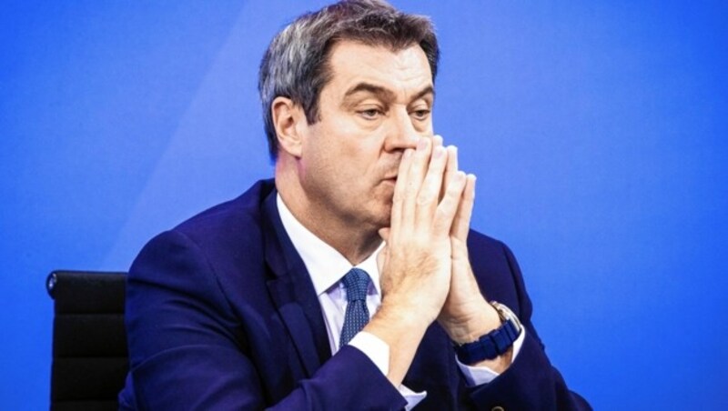 Bayerns Ministerpräsident Markus Söder: „Das Coronavirus ist außer Kontrolle geraten.“ (Bild: EPA)