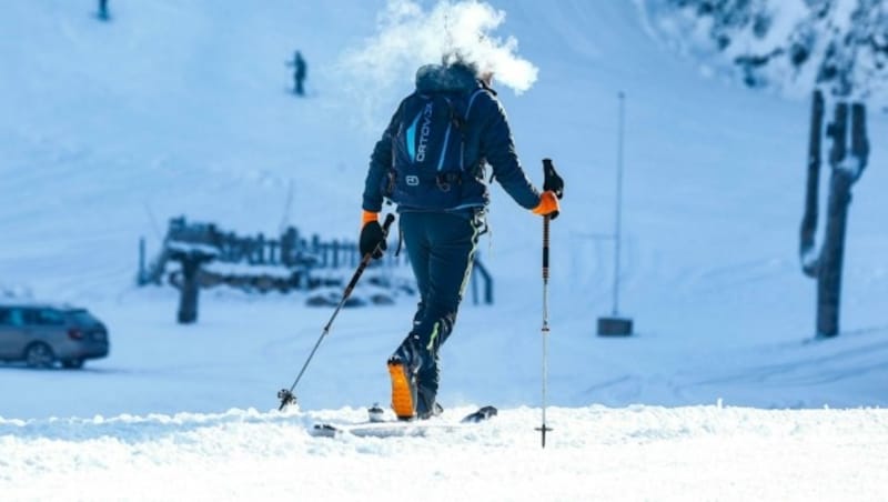 Hunderte waren am Wochenende auf Ski-Tour. (Bild: Gerhard Schiel)