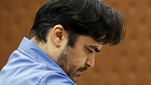 Ruhollah Zam während seines Prozesses Ende Juni in Teheran (Bild: AFP)
