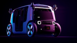 Die Amazon-Tochter Zoox hatte ihr Robotaxi Ende 2020 enthüllt.