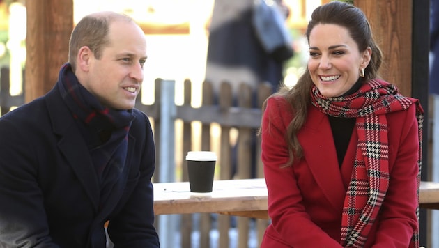 Prinz William und Herzogin Kate (Bild: APA/Chris Jackson/Pool via AP)