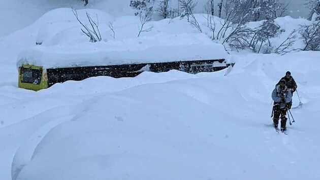 Die Schneemassen in Osttirol waren enorm. (Bild: Bundesheer)