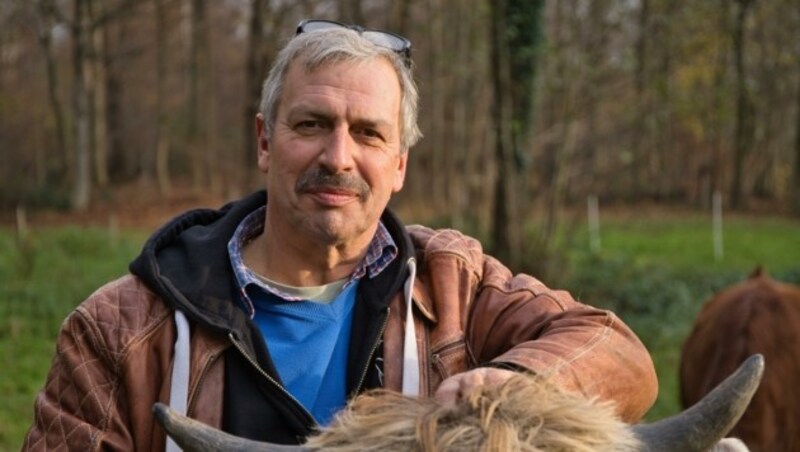 Museumswart Egbert Läufer (Bild: Museumsdorf Volksdorf)