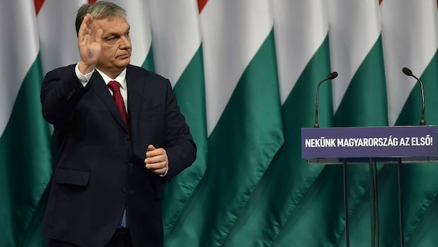 Orban weht eine breite Front politischen Widerstands im eigenen Land entgegen. (Bild: AFP)