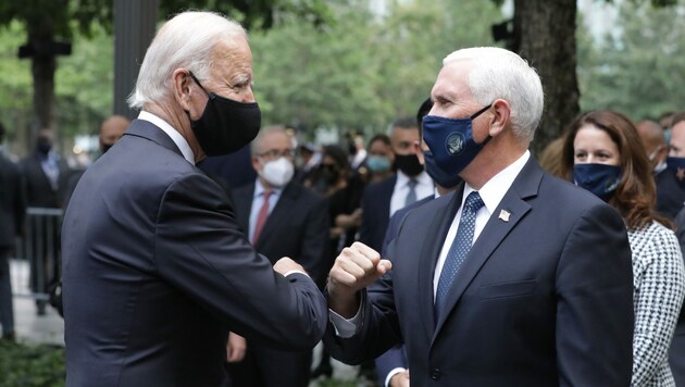 Biden und Pence lassen sich öffentlich impfen. (Bild: 2020 Getty Images)