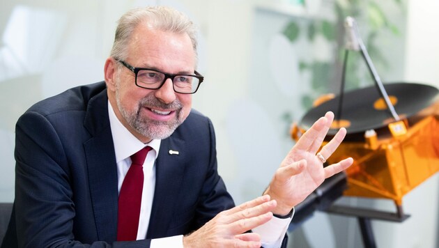 Josef Aschbacher wird als erster Österreicher Generaldirektor der ESA. Seine Bestellung gilt als kleine Sensation. (Bild: APA/Georg Hochmuth)
