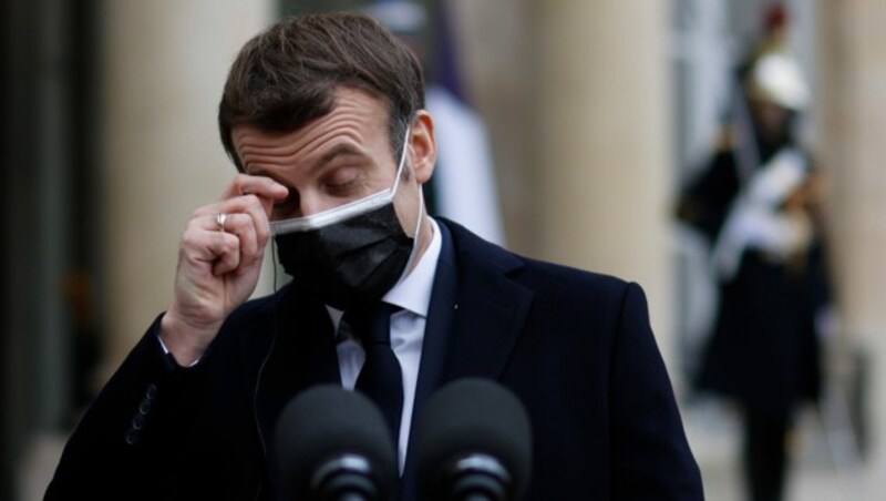 Frankreichs Präsident Emmanuel Macron (Bild: AFP)