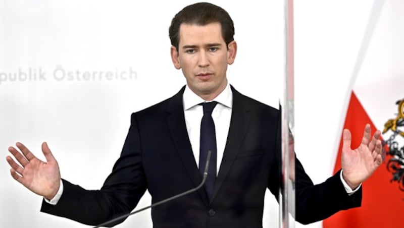 Bundeskanzler Sebastian Kurz (ÖVP) (Bild: APA/Herbert Neubauer)