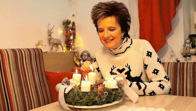 Monika Martin wünscht ihren Fans einen besinnlichen vierten Advent. (Bild: Christian Jauschowetz)