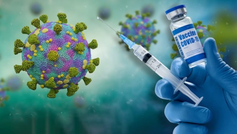 Die Impfung soll laut Wissenschaftler auch trotz zahlreicher Mutationen von SARS-CoV2 wirksam sein. (Bild: stock.adobe, Krone KREATIV)