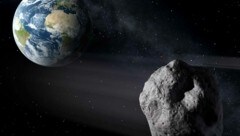 Vor etwas mehr als 60 Jahren ist ein kleiner Asteroid (Symbolbild) bei der Annäherung an die Erde in deren Gravitationsfeld geraten und dann in eine Umlaufbahn eingeschwenkt. (Bild: ESA)