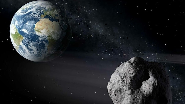 Vor etwas mehr als 60 Jahren ist ein kleiner Asteroid (Symbolbild) bei der Annäherung an die Erde in deren Gravitationsfeld geraten und dann in eine Umlaufbahn eingeschwenkt. (Bild: ESA)