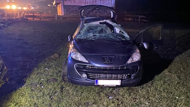 Glatteis-Unfall Taxenbach (Bild: polizei.gv.at)