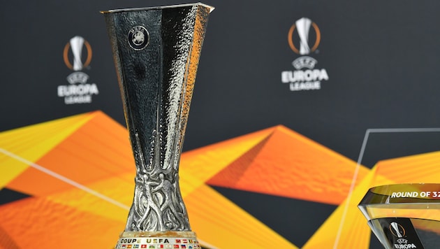 Die Europa-League-Trophäe
