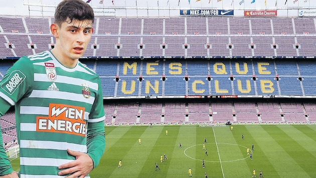 Yousuf Demir: Von Rapid zum großen FC Barcelona? (Bild: Mario Urbantschitsch, AFP)
