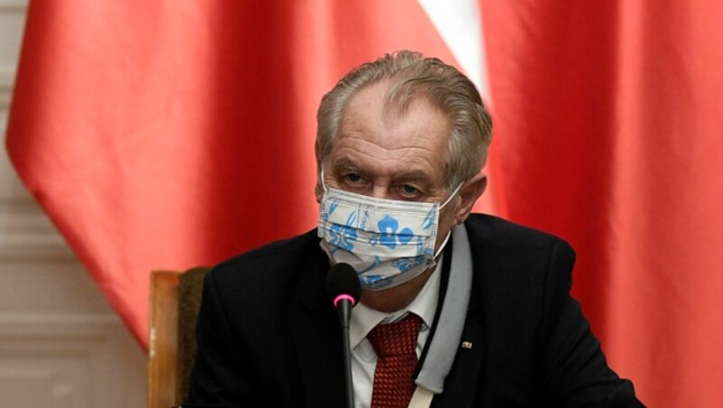 Tschechiens Präsident Milos Zeman (Bild: APA/AFP/POOL/CTK/Ondrej Deml)