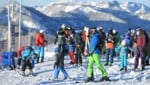 En el Kasberg puedes (todavía) esquiar genial (Imagen: APA/Wolfgang Spitzbart)